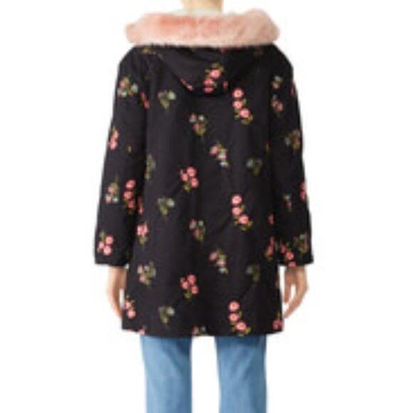 Kate Spade Embroidered Twill Coat Size Small - Picture 10 of 10